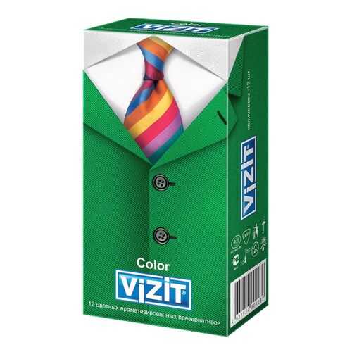 Презервативы Vizit Color ароматизированные 12 шт.