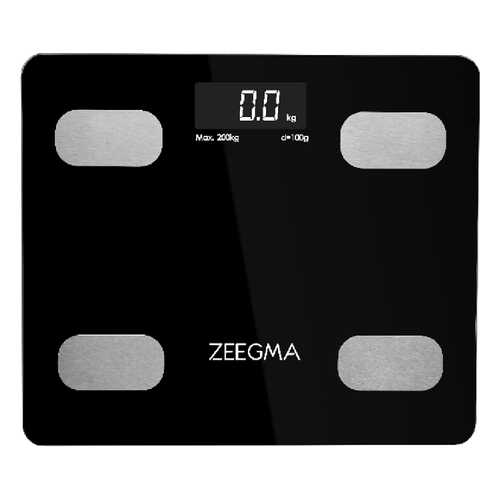 Весы напольные ZEEGMA Gewit Black
