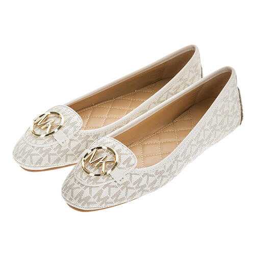 Балетки женские Michael Kors 40R9LIFP3B 150 бежевые 7.5 US