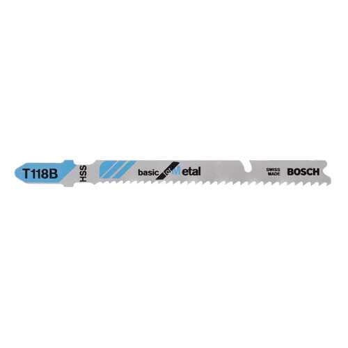 Набор пилок для лобзика Bosch T 118 В, HSS 2608631965