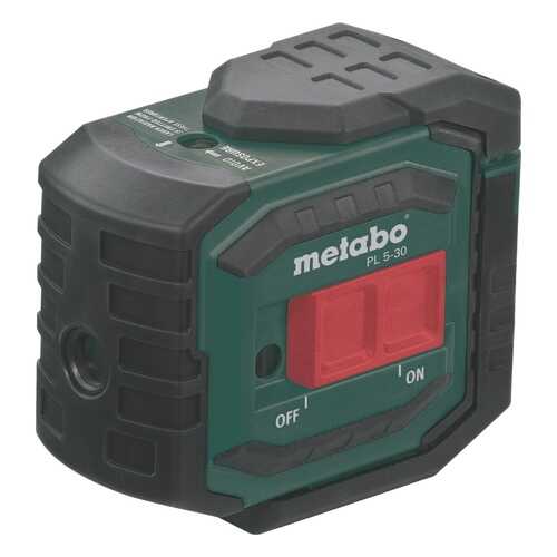 Нивелир лазерный Metabo PL 5-30 зеленый (606164000)