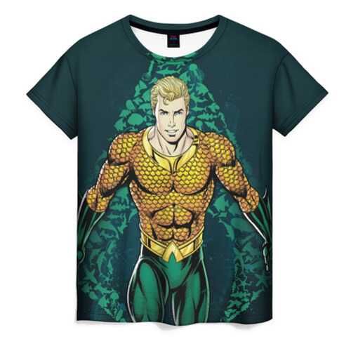 Футболка женская ВсеМайки Aquaman зеленая 4XL