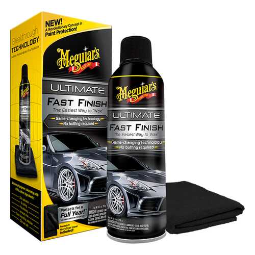 Защитное покрытие Ultimate Fast Finish (аэрозоль) 241 г + салфетка G18309