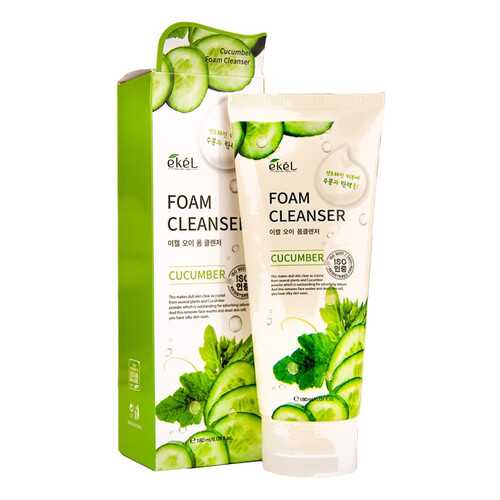 Пена для умывания с экстрактом огурца Ekel Foam Cleanser Cucumber 180 мл