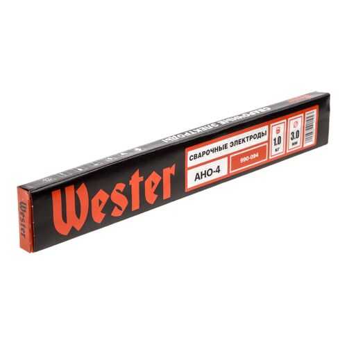 Электроды для сварки WESTER АНО-4, 3,0 мм, 1 кг
