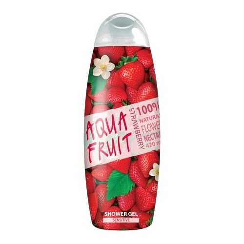 Гель для душа AQUAFRUIT strawberry sensitive 420 мл
