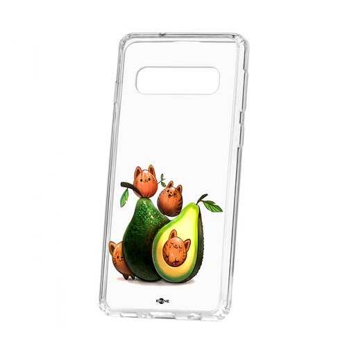 Чехол Samsung Galaxy S10 Kruche Print Авокотики