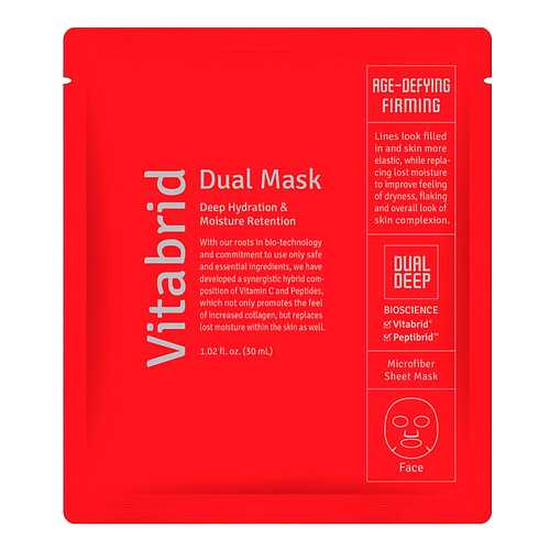 Маска для лица Vitabrid C12 Dual Mask Age-defying & Firming 30 мл