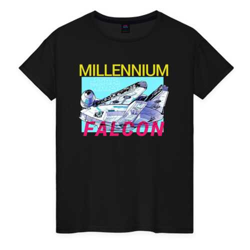 Футболка женская ВсеМайки 1984005 черная XXL