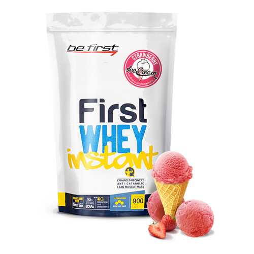 Протеин Be First Whey Instant 900 г Strawberry Ice-Cream