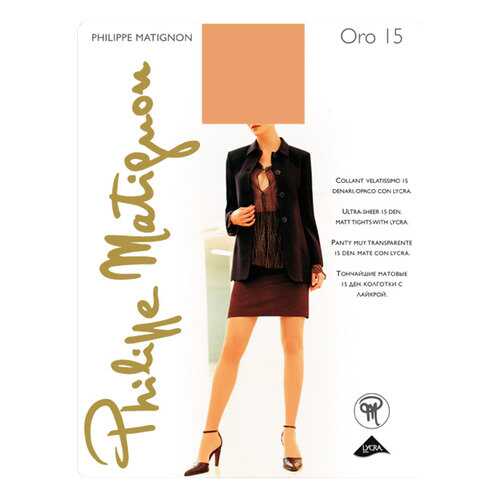 Колготки Philippe Matignon ORO 15 / Playa Nature (Светло-телесный) / 5 (XL)