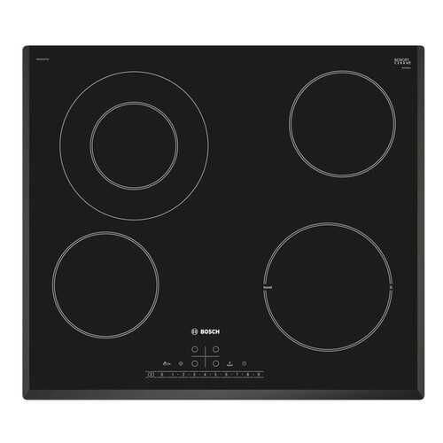 Встраиваемая варочная панель электрическая Bosch PKF651FP1E Black