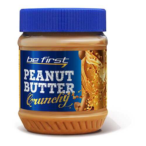 Арахисовая паста Be First Crunchy (с дробленым арахисом), 340 г