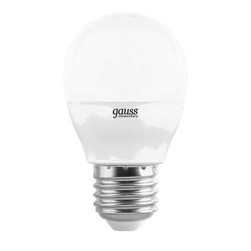Лампочка Gauss Elementary G45 E27 8W 4100K 53228