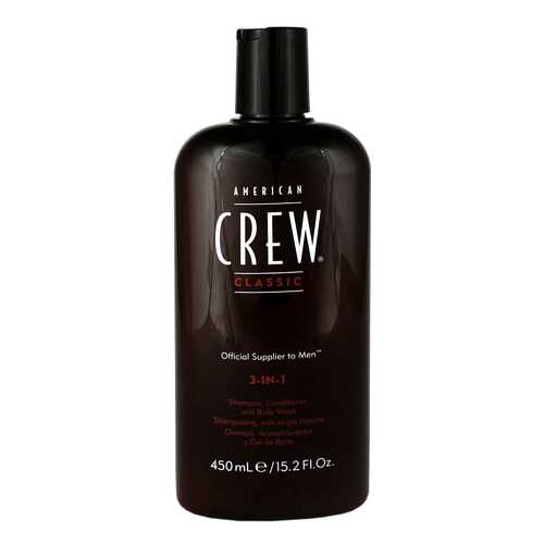 Шампунь, кондиционер и гель для душа American Crew 3 в 1 450 мл