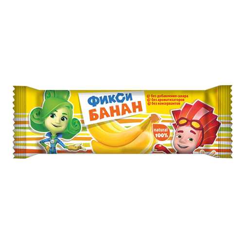 Батончик Фрутилад Фикси банан Фруктовая Энергия 30 г