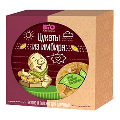 Цукаты из имбиря Bio National 100 г