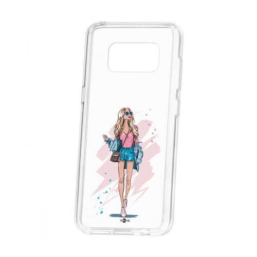 Чехол Kruche Samsung Galaxy S8 Print Fashion Girl
