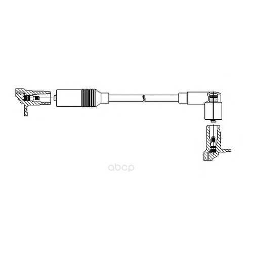 Провод высоковольтный audi/seat/vw 60см BREMI 115/60