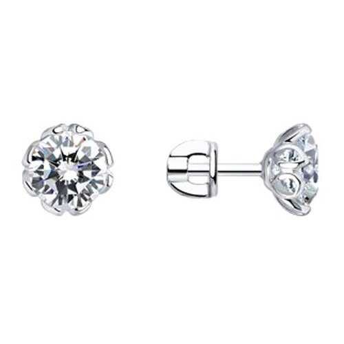 Серьги-пусеты SOKOLOV из серебра со Swarovski Zirconia