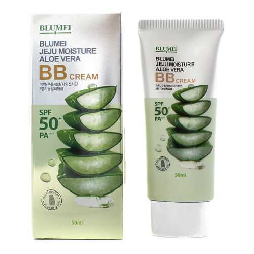 Тональное средство с экстрактом алоэ Blumei Jeju Moisture Aloe Vera BВ Cream 50 мл