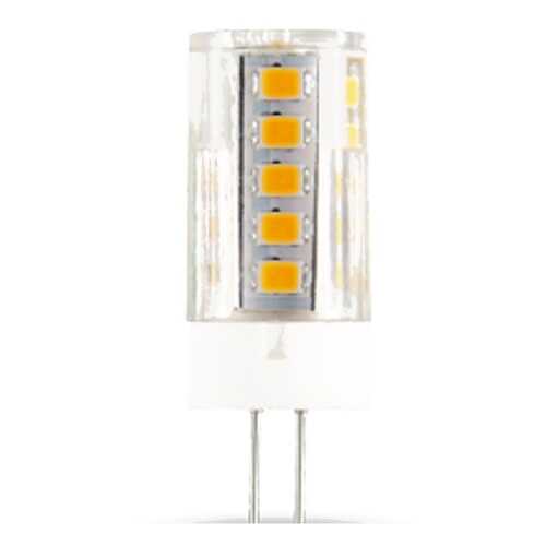 Лампа светодиодная Gauss G4 12V 4W (410lm) 4100K, 20x60, керамика/пластик, 207307204