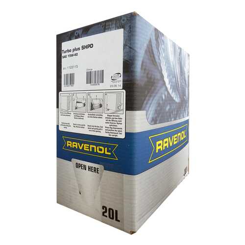Моторное масло Ravenol Turbo plus SHPD 15W-40 20л ecobox