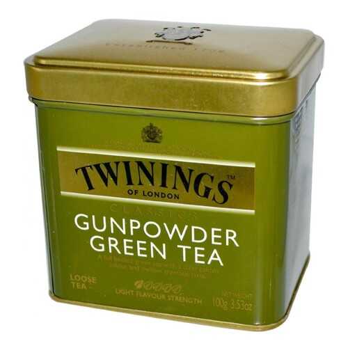 Чай зеленый Twinings ганпаудер байховый крупнолистовой 100 г