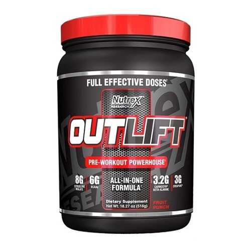 Nutrex Outlift 518 г (вкус: фруктовый пунш)