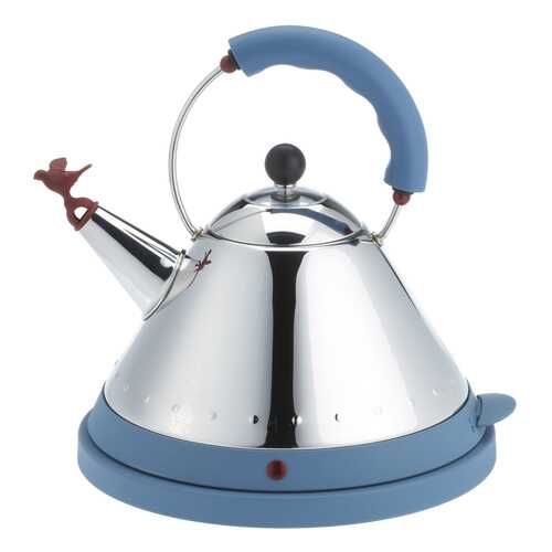 Чайник электрический Alessi MG32 AZ Silver/Blue