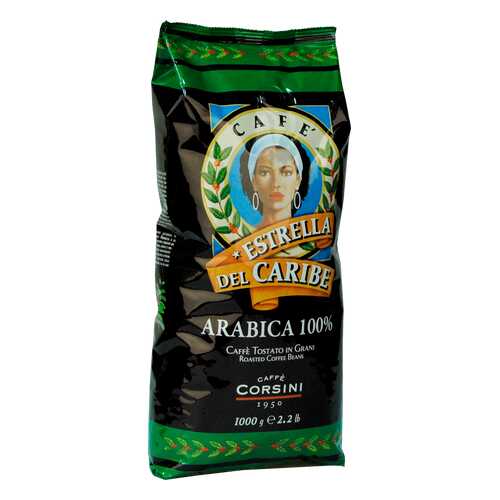 Кофе Caffe Corsini Estrella Del Caribe в зернах 1000 г