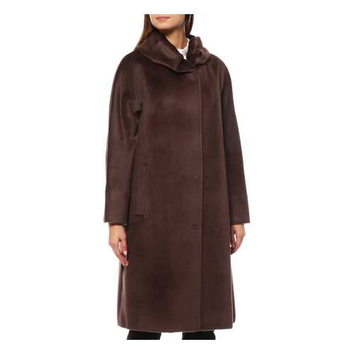 Пальто женское Kroyyork №437L коричневое 54 RU