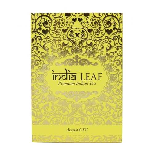 Чай India leaf Ассам стс, черный гранулированный, 100 гр