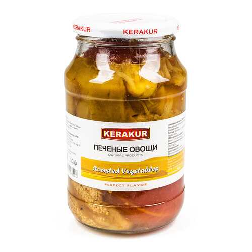 Овощи печеные консервированные, Kerakur, 920 г, Армения