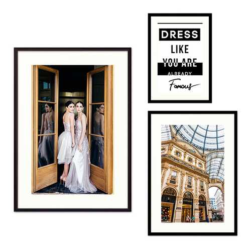 Набор постеров Коллаж Fashion №46 80х80 см