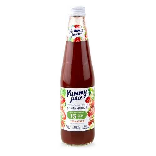 Нектар Yummy juice клубничный без сахара