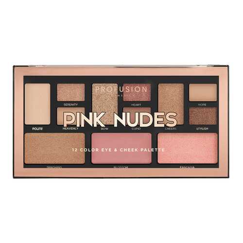 Набор для макияжа PROFUSION Pink Nudes Color Eye & Cheek Palette