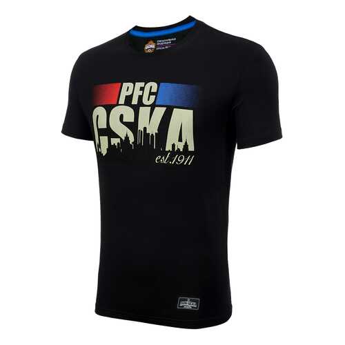 Футболка ПФК ЦСКА PFC CSKA est. 1911, черная, 140 см