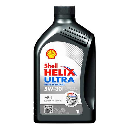Моторное масло Shell Helix Ultra 5w-30 1л