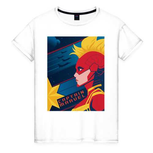 Футболка женская ВсеМайки 2177989 белая XXXL