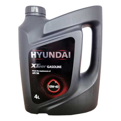 Моторное масло Hyundai XTeer Gasoline 10W-40 4л
