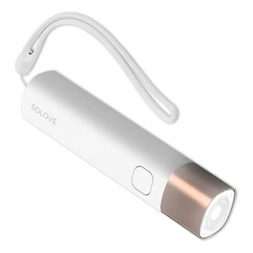 Внешний аккумулятор SOLOVE X3s Portable Flashlight Power Bank White
