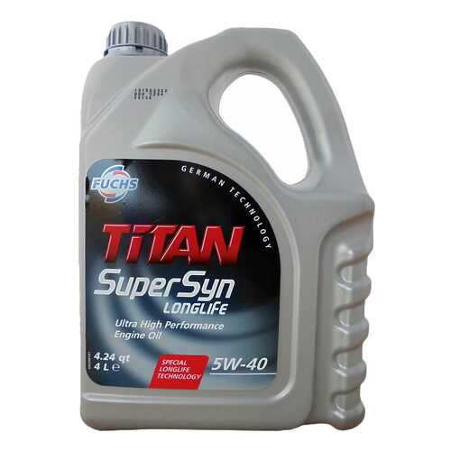 Моторное масло Fuchs Titan SuperSyn Longlife 5W-40 4л