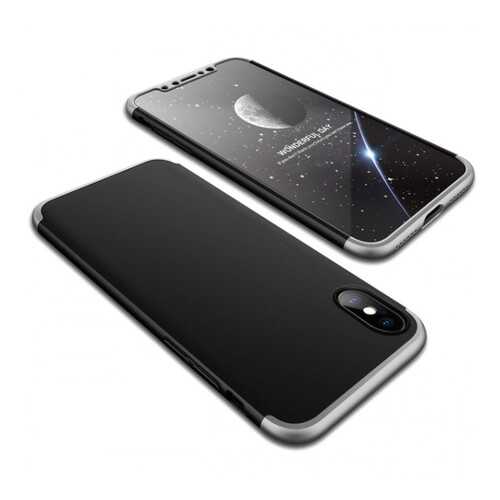 Чехол GKK LikGus для Apple iPhone X (5.8) Black/Silver