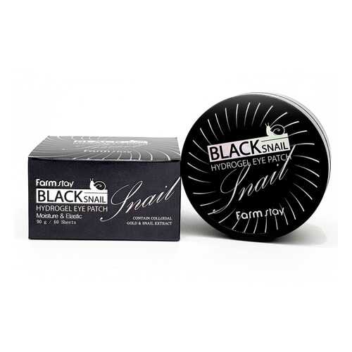 Патчи для глаз Farmstay Black Snail Hydrogel Patch 90 г