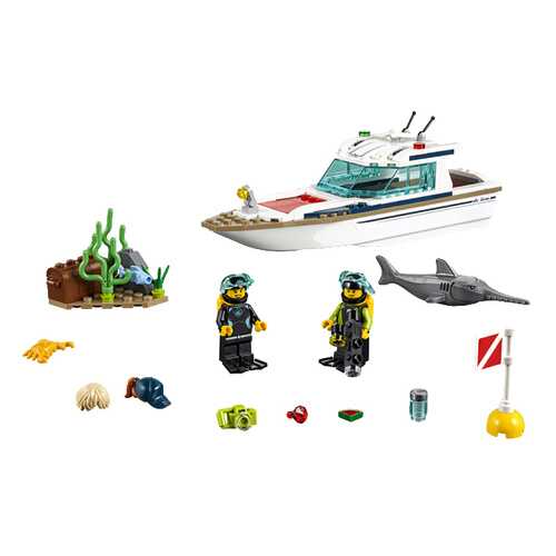 Конструктор LEGO City 60221 Яхта для дайвинга