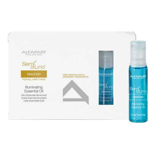 Масло для волос Alfaparf Semi Di Lino Diamond Illuminating Essential Oil 12x13 мл