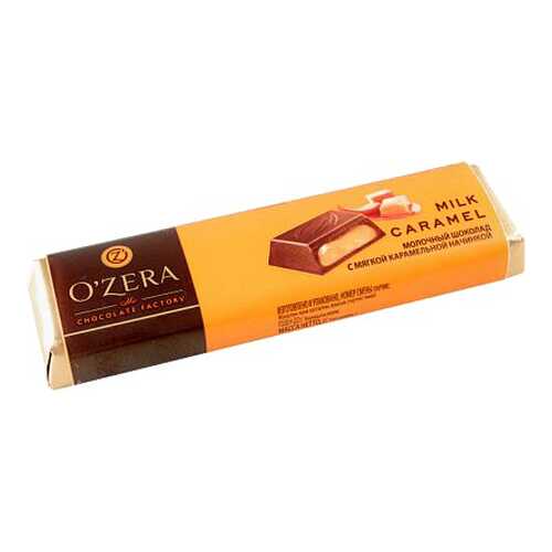 Шоколад молочный O'Zera milk caramel с мягкой карамельной начинкой 50 г