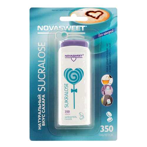 Подсластитель Novasweet sucralose 350 таблеток 150 г