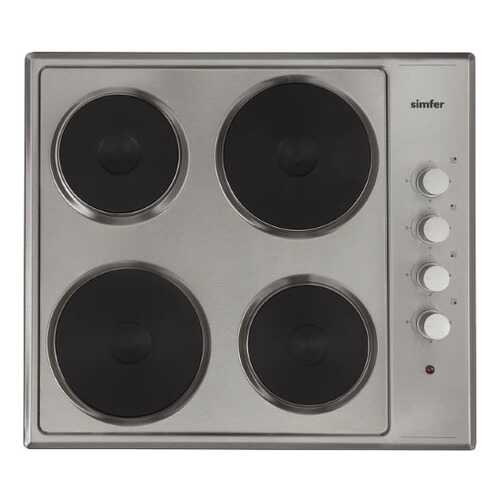 Встраиваемая варочная панель электрическая Simfer H60E04M011 Silver